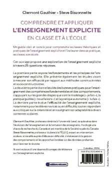 Comprendre et appliquer l'enseignement explicite en classe et à l'école